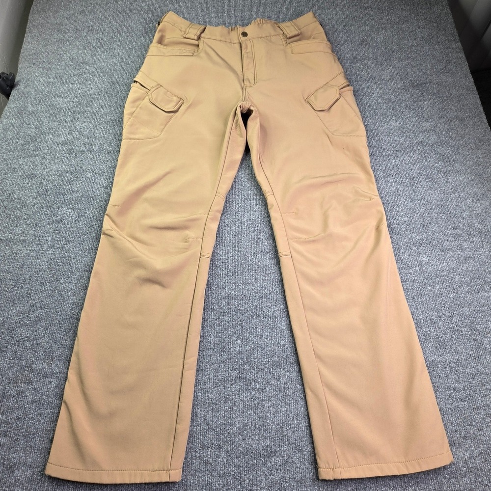 Helikon-Tex Tactical Cargo Pants Mens 36x31 Tan Fleece Lined Softshell Outdoor